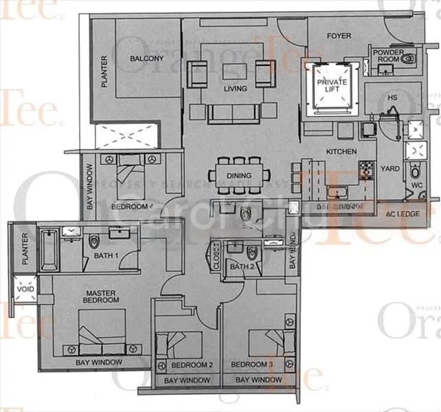 4 Bed Condo for Rent in  Montview - Image 1